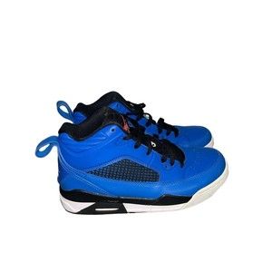 Nike Air Jordan Flight 9 Shoes Youth US 5.5Y Kids Blue BG Basketball 654975-423